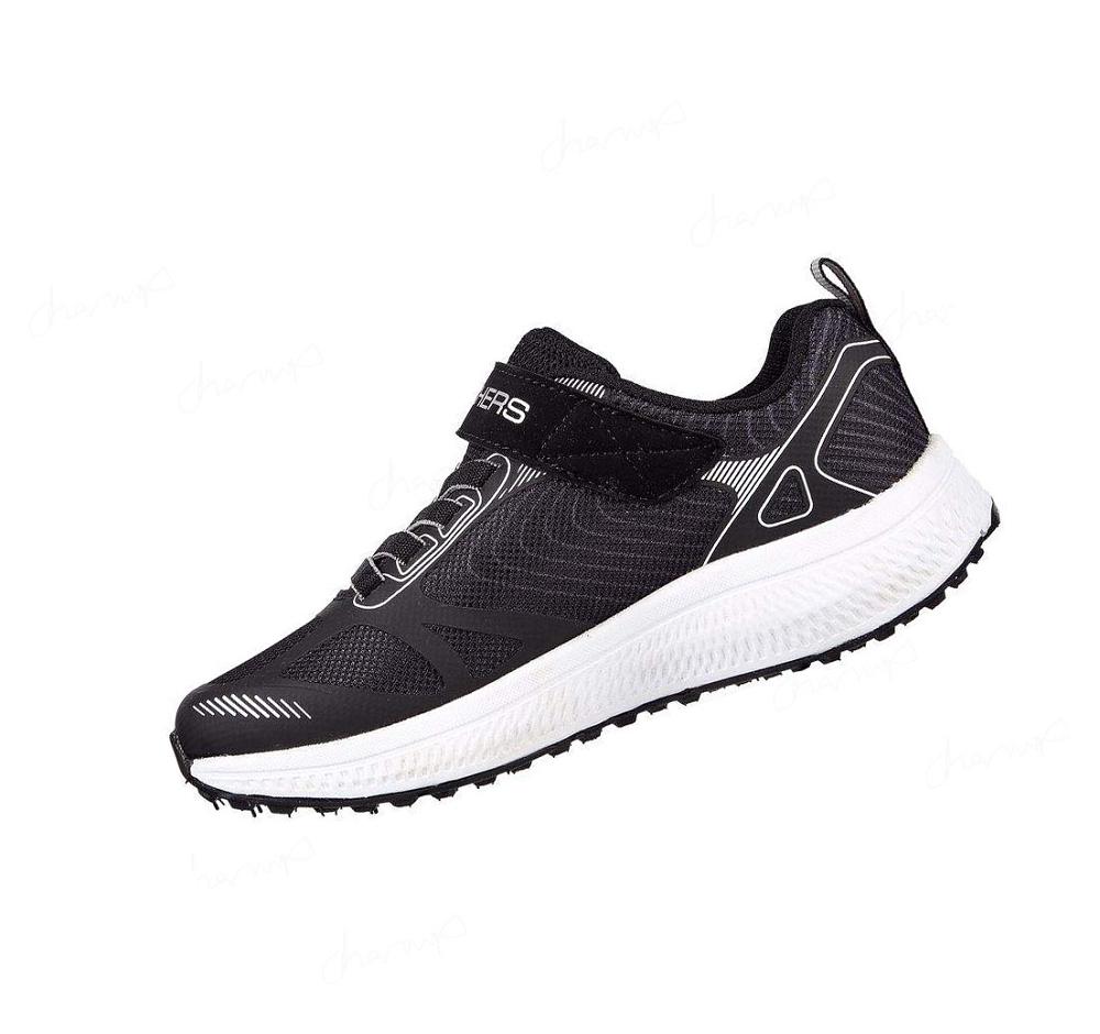 Zapatillas Skechers GO RUN Consistent - Kelpton Niño Negras Blancas | I820A_AR