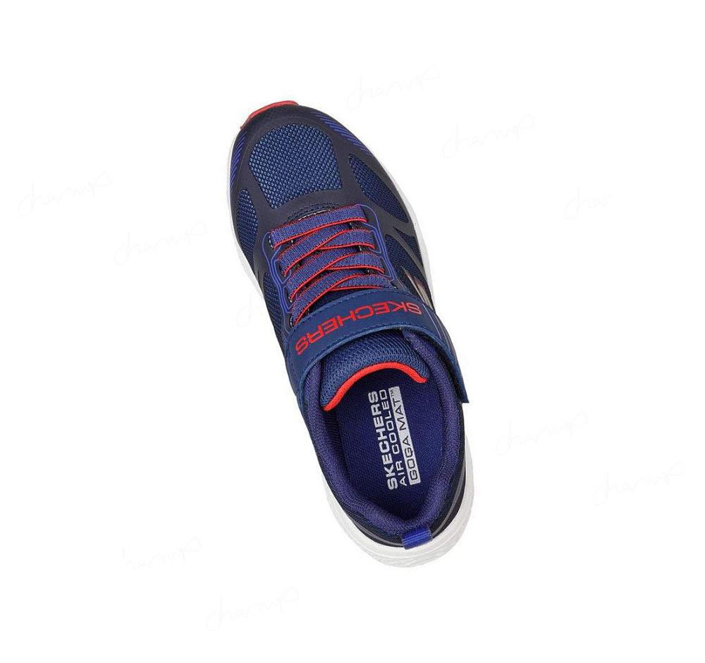 Zapatillas Skechers GO RUN Consistent - Kelpton Niño Azul Marino Rojas | IT950_AR