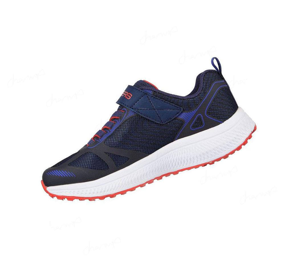 Zapatillas Skechers GO RUN Consistent - Kelpton Niño Azul Marino Rojas | IT950_AR