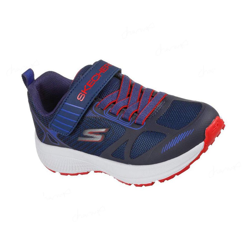 Zapatillas Skechers GO RUN Consistent - Kelpton Niño Azul Marino Rojas | IT950_AR