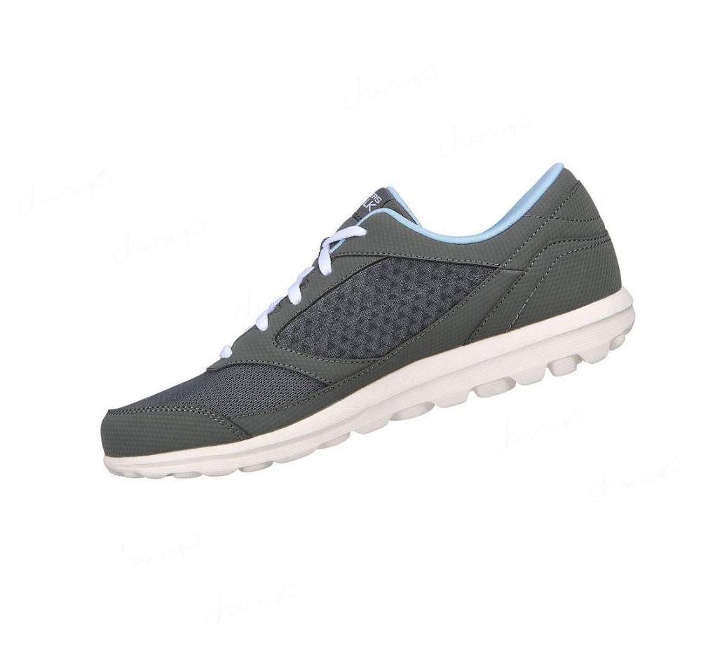 Zapatillas Skechers GO WALK Classic Mujer Gris Azules | 6023D_AR