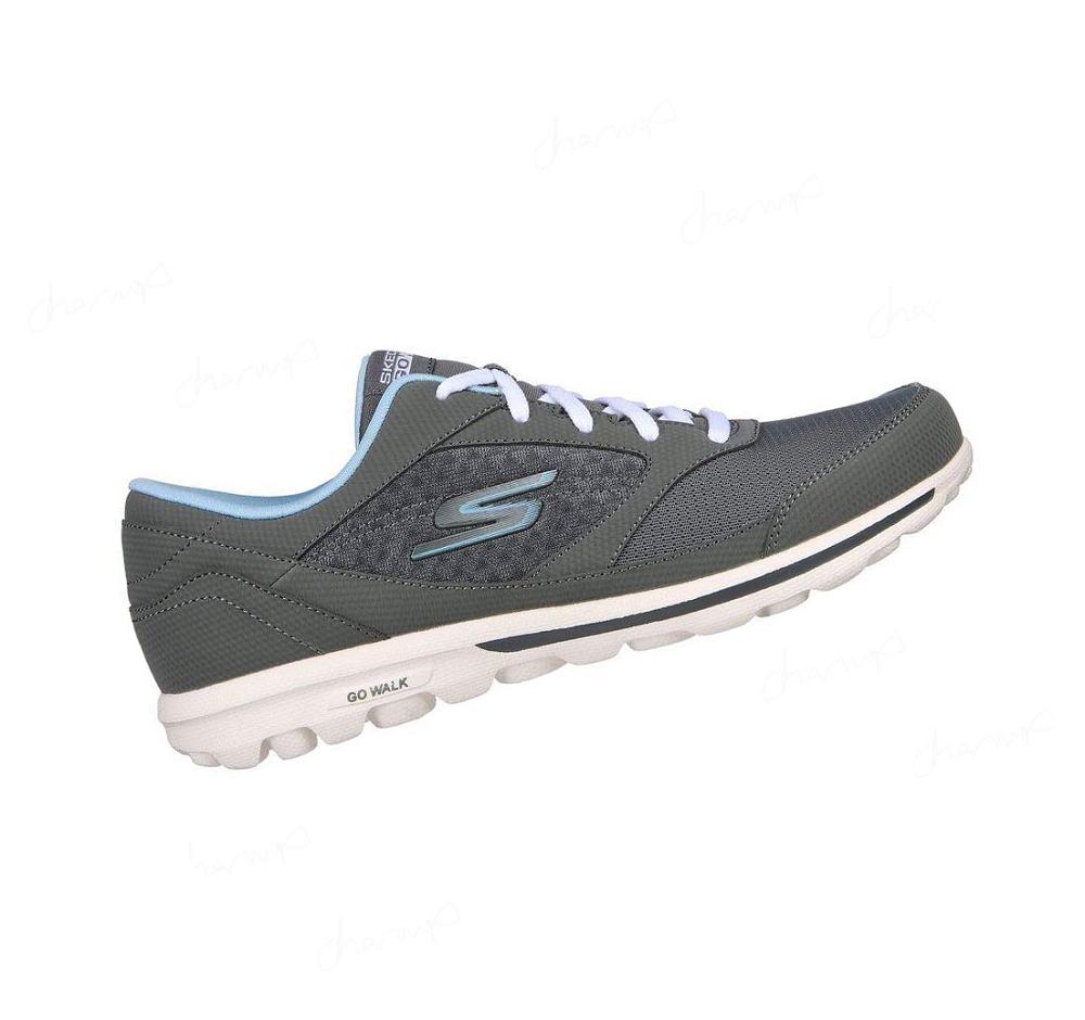 Zapatillas Skechers GO WALK Classic Mujer Gris Azules | 6023D_AR