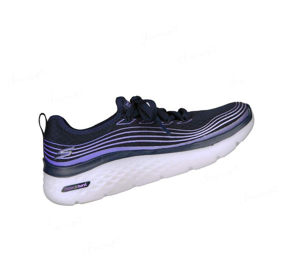 Zapatillas Skechers GO WALK Hyper Burst - Valar Mujer Azul Marino Lavanda | T19TG_AR