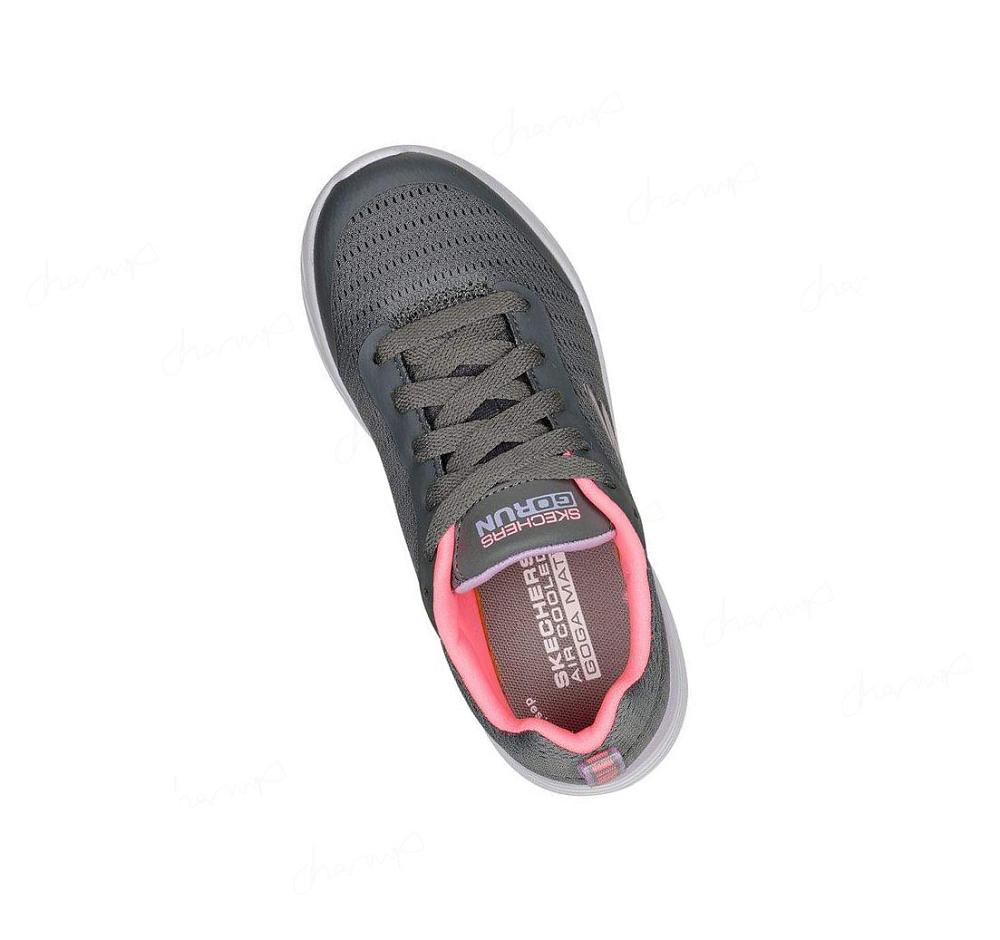 Zapatillas Skechers GOrun 400 V2 - Basic Edge Niña Gris Rosas | TA95A_AR