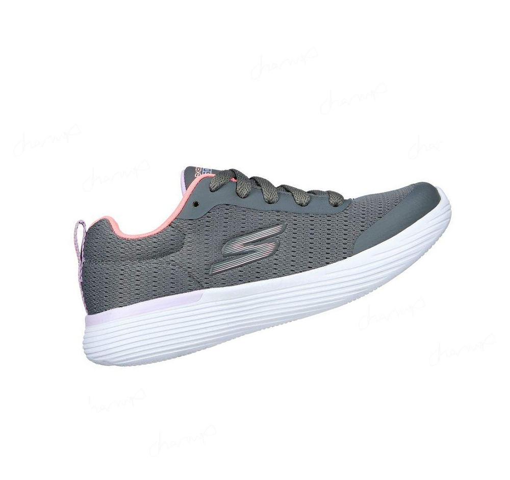 Zapatillas Skechers GOrun 400 V2 - Basic Edge Niña Gris Rosas | TA95A_AR