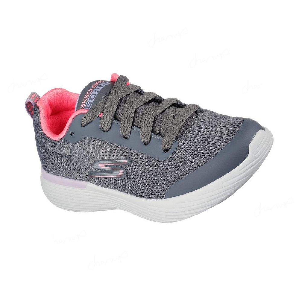 Zapatillas Skechers GOrun 400 V2 - Basic Edge Niña Gris Rosas | TA95A_AR