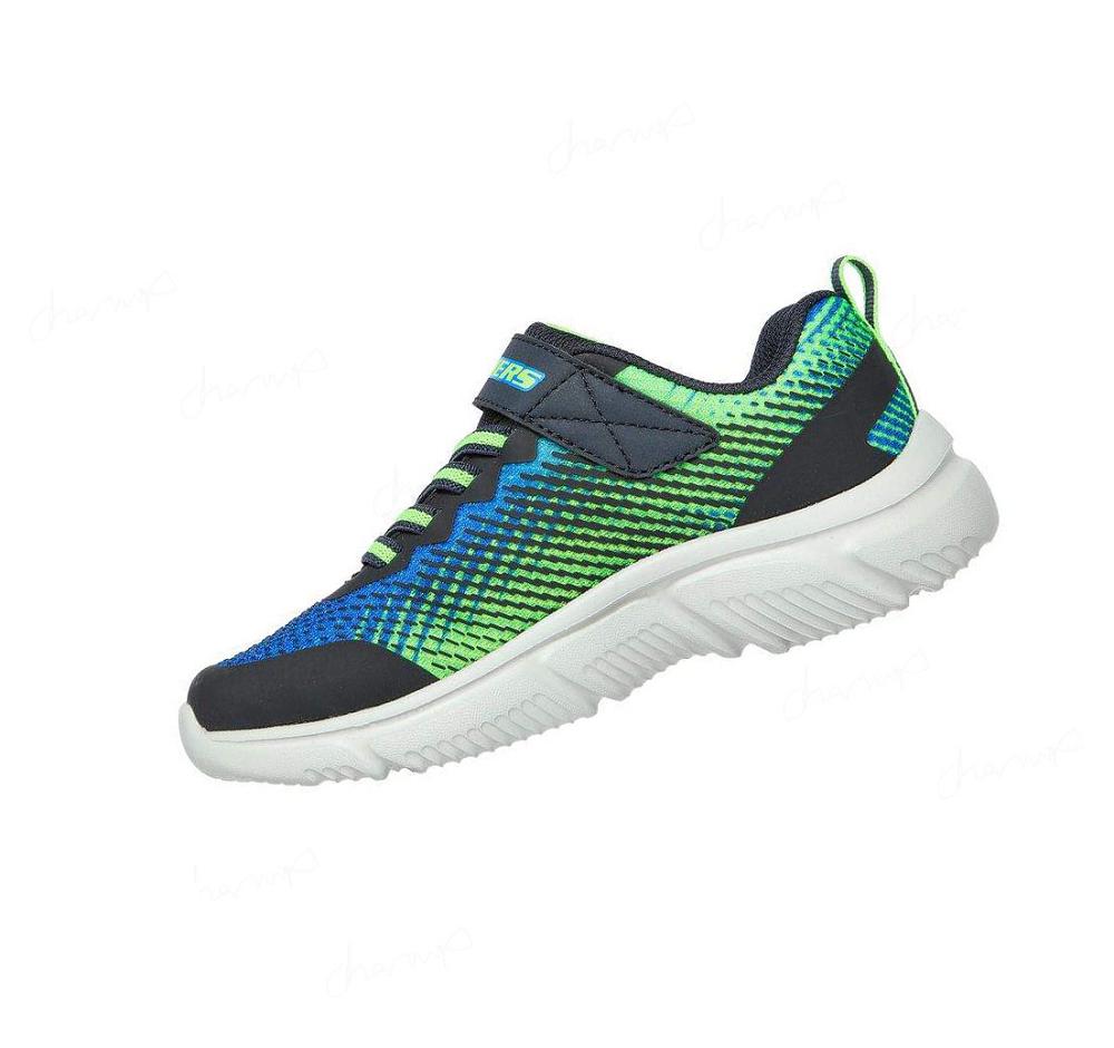 Zapatillas Skechers GOrun 650 - Norvo Niño Azul Marino Verde | A0A5D_AR