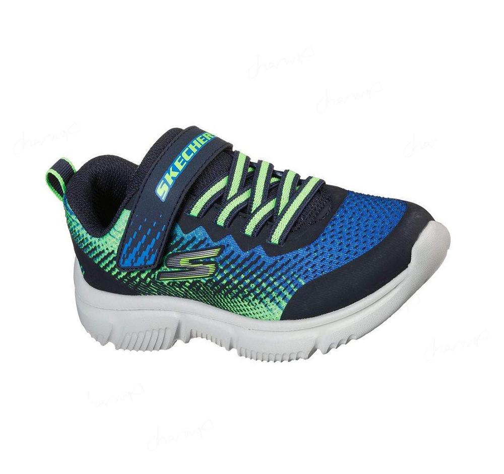 Zapatillas Skechers GOrun 650 - Norvo Niño Azul Marino Verde | A0A5D_AR