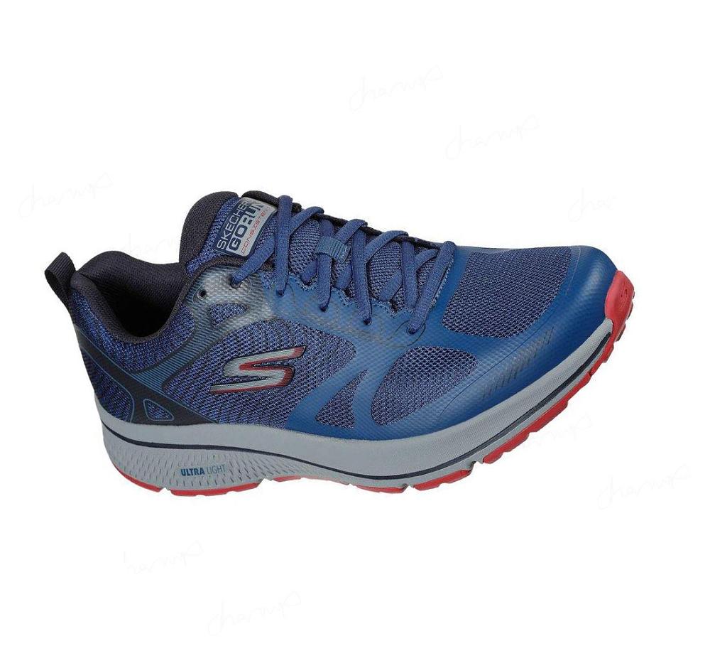 Zapatillas Skechers GOrun Consistent - Fleet Rush Hombre Azul Marino Rojas | A650B_AR