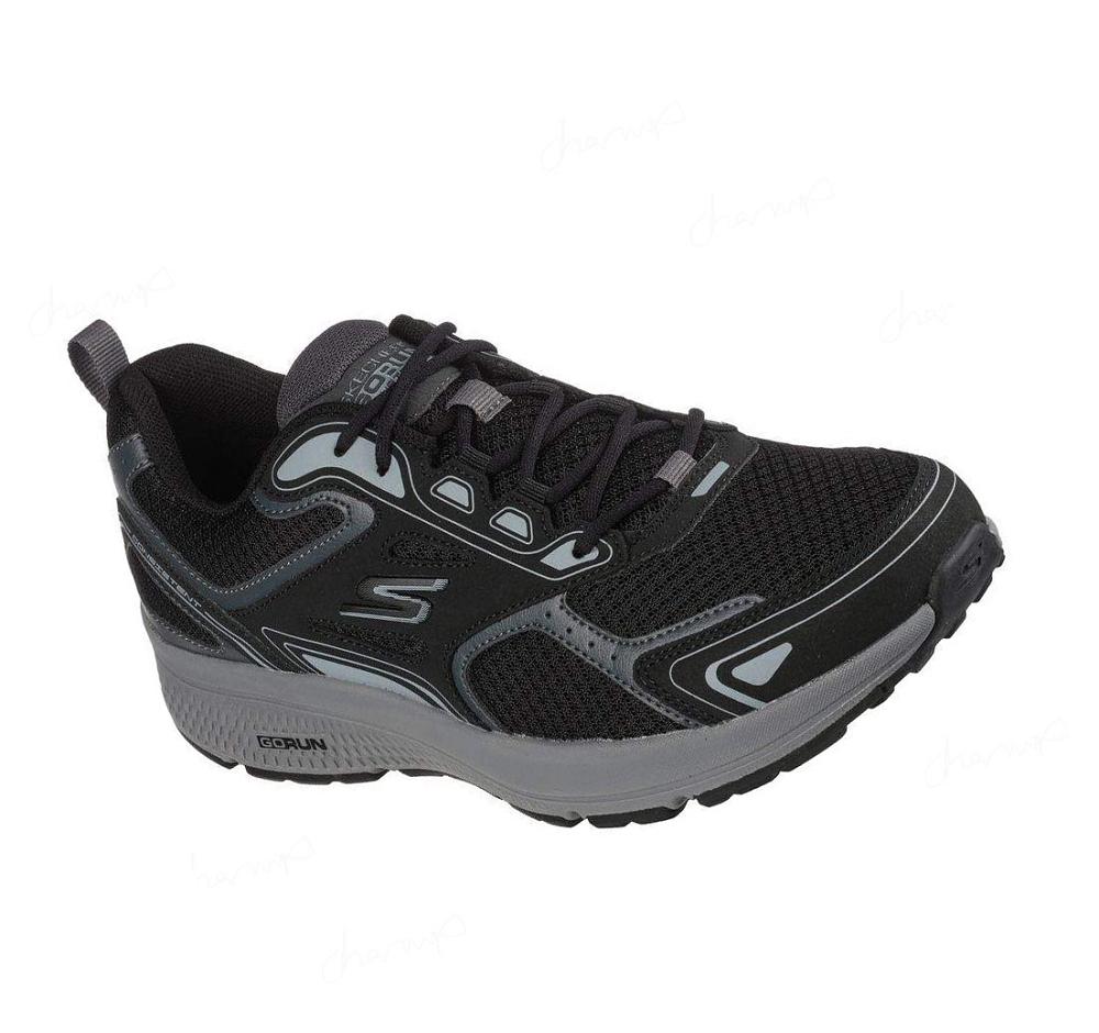 Zapatillas Skechers GOrun Consistent Hombre Negras Gris | A61A0_AR