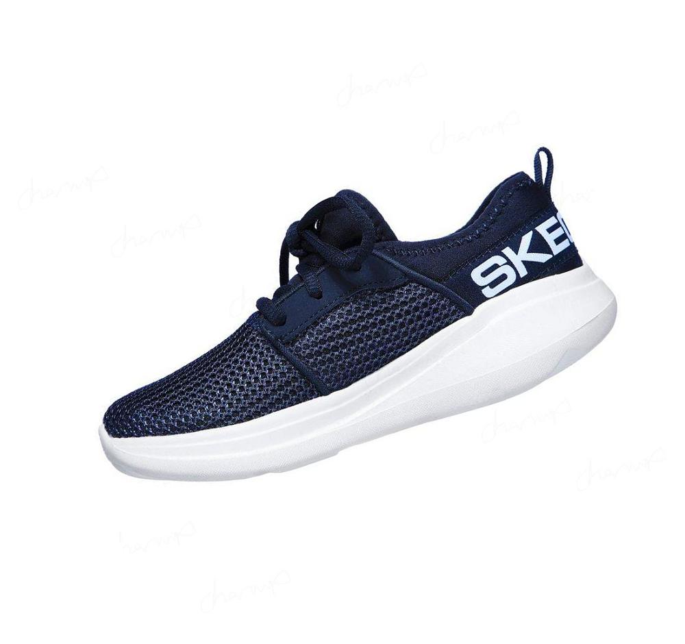 Zapatillas Skechers GOrun Fast - Valor Niño Azul Marino | ITA5P_AR