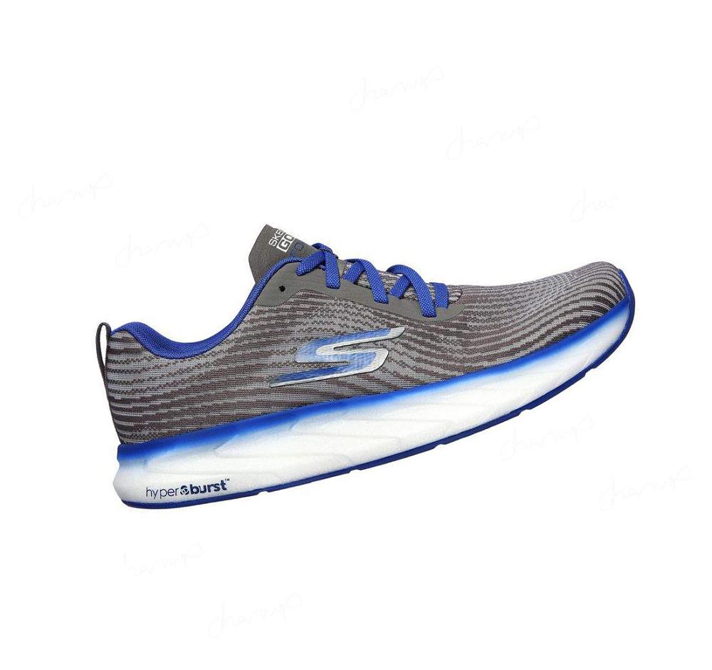 Zapatillas Skechers GOrun Forza 4 Hyper Hombre Gris Azules | 3T1AB_AR