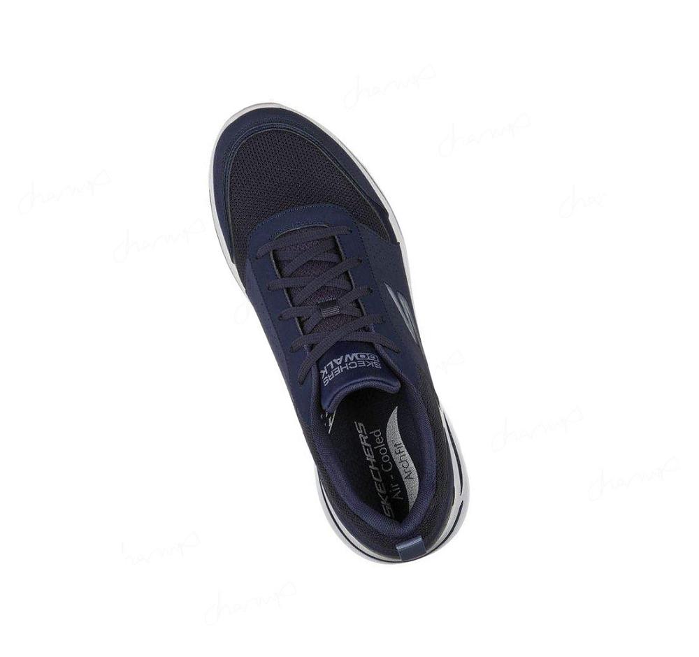 Zapatillas Skechers GOwalk Arch Fit - Recharge Hombre Azul Marino Azules | 5500L_AR