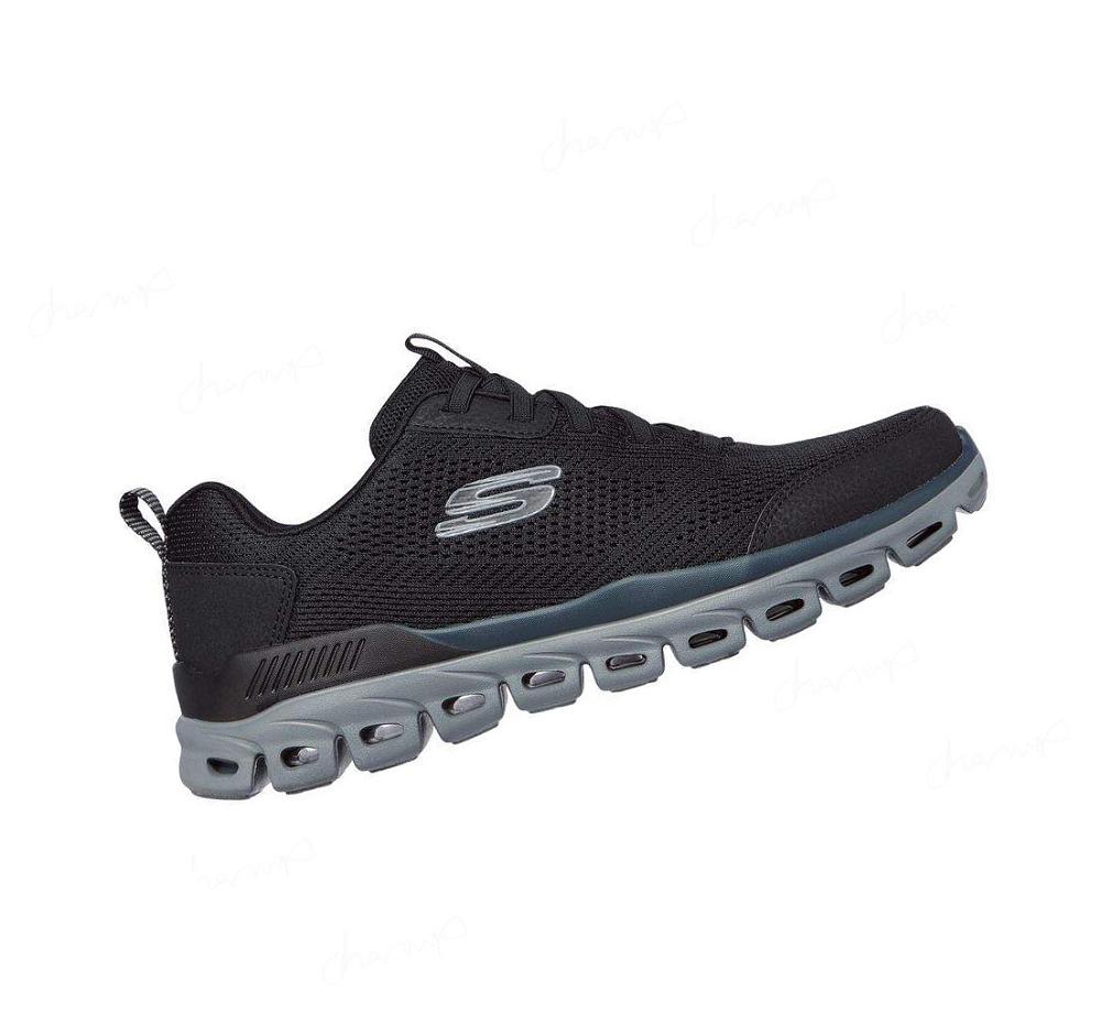 Zapatillas Skechers Glide-Step Hombre Negras Gris | 52398_AR