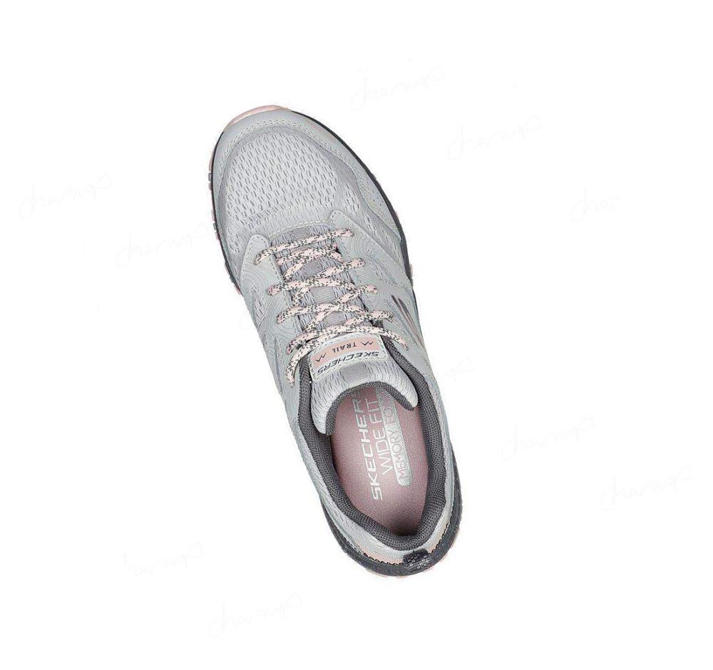 Zapatillas Skechers Hillcrest - Pure Escapade Mujer Gris Rosas | T859A_AR