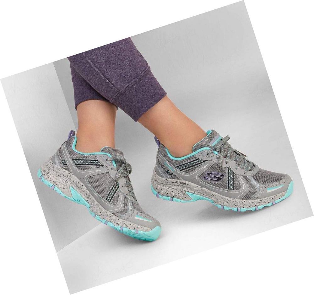 Zapatillas Skechers Hillcrest - Vast Adventure Mujer Gris Azules | T8T2R_AR