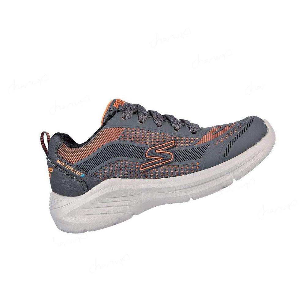 Zapatillas Skechers Hyper-Blitz - Aqua-Tronix Niño Gris Naranjas | T903Q_AR