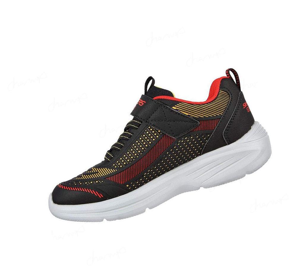 Zapatillas Skechers Hyper-Blitz - Hydro-Tronix Niño Negras Rojas | T91T8_AR