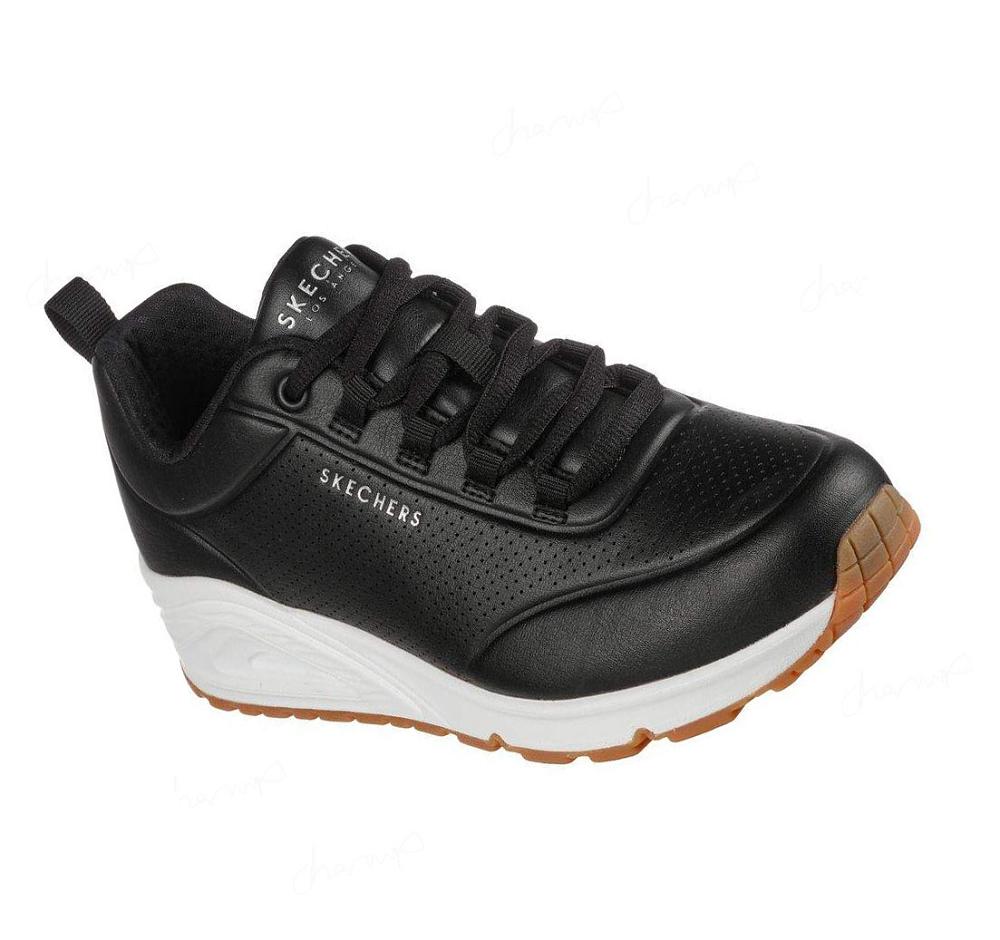 Zapatillas Skechers Juno - Linked Core Mujer Negras | A8T38_AR