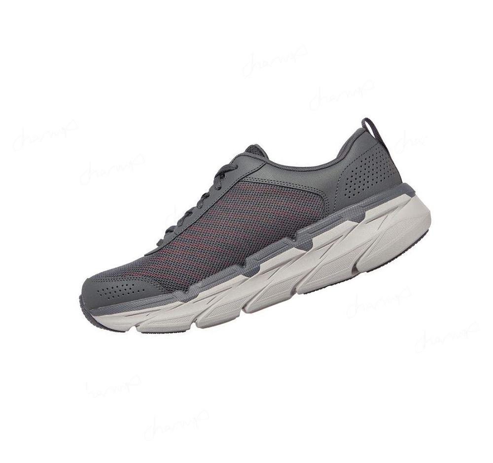 Zapatillas Skechers Max Cushioning Premier - Paragon Hombre Gris Rojas | 6300L_AR