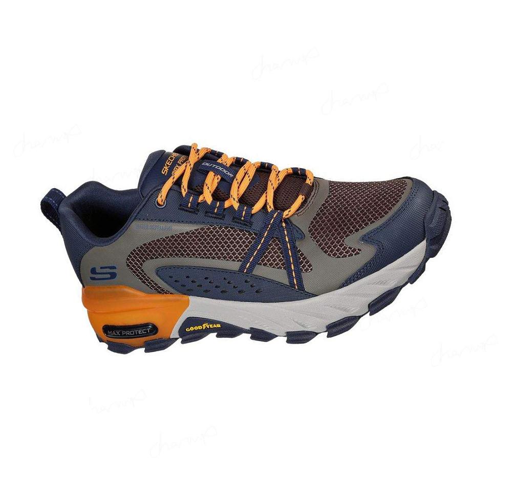 Zapatillas Skechers Max Protect Hombre Azul Marino Multicolor | 601AL_AR