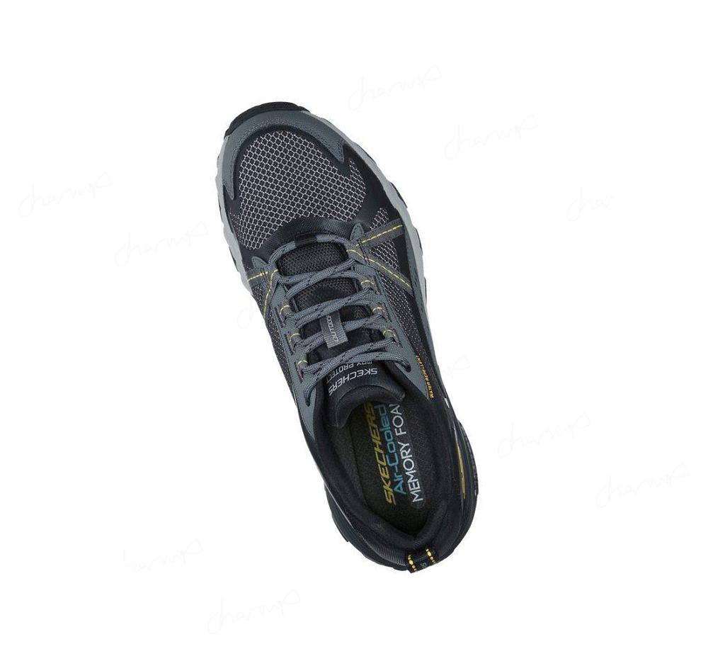 Zapatillas Skechers Max Protect Hombre Negras Gris | 603T0_AR