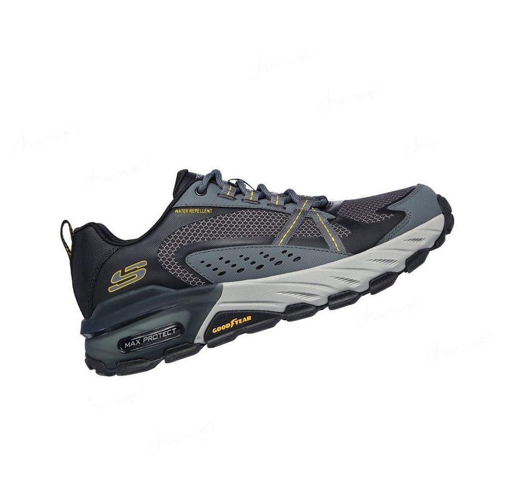 Zapatillas Skechers Max Protect Hombre Negras Gris | 603T0_AR