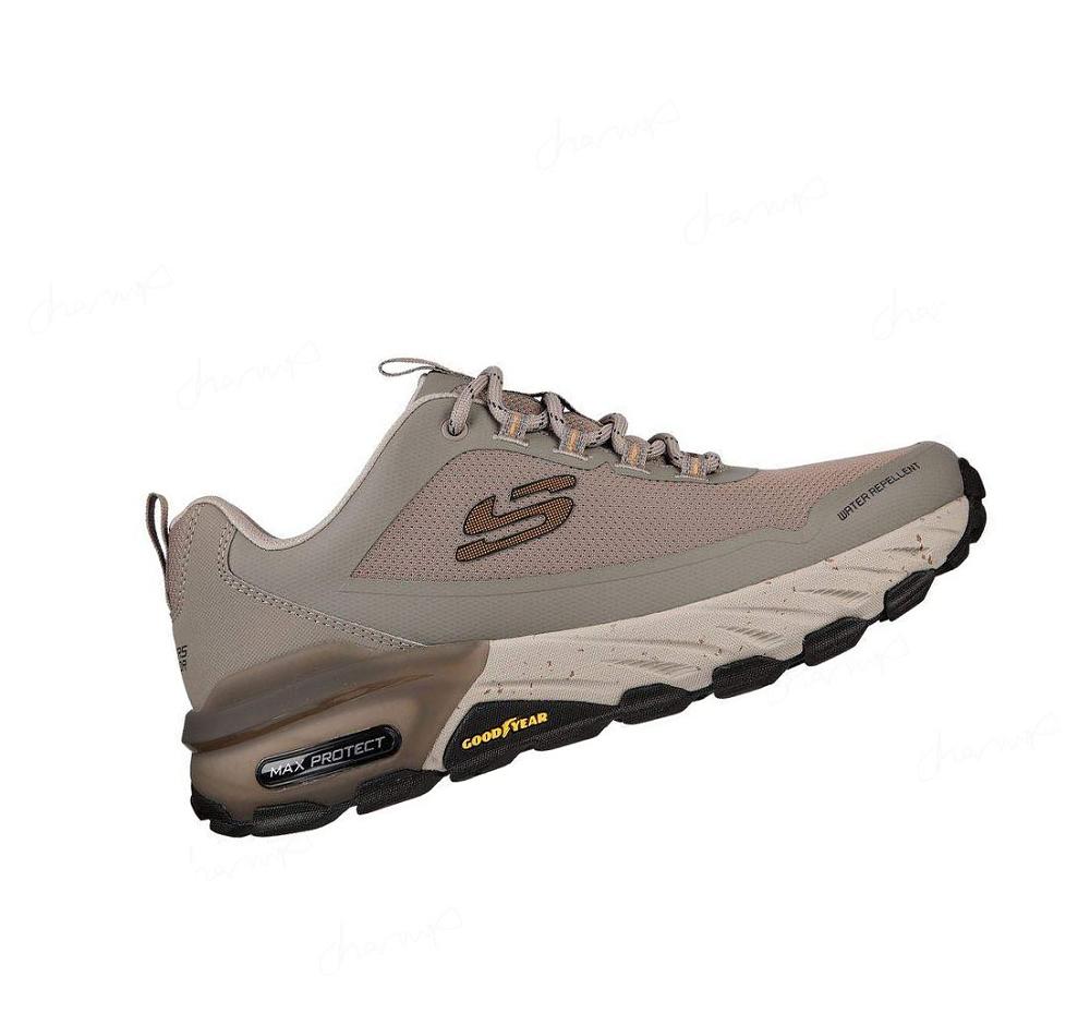 Zapatillas Skechers Max Protect - Liberated Hombre Gris Marrones | 5989X_AR