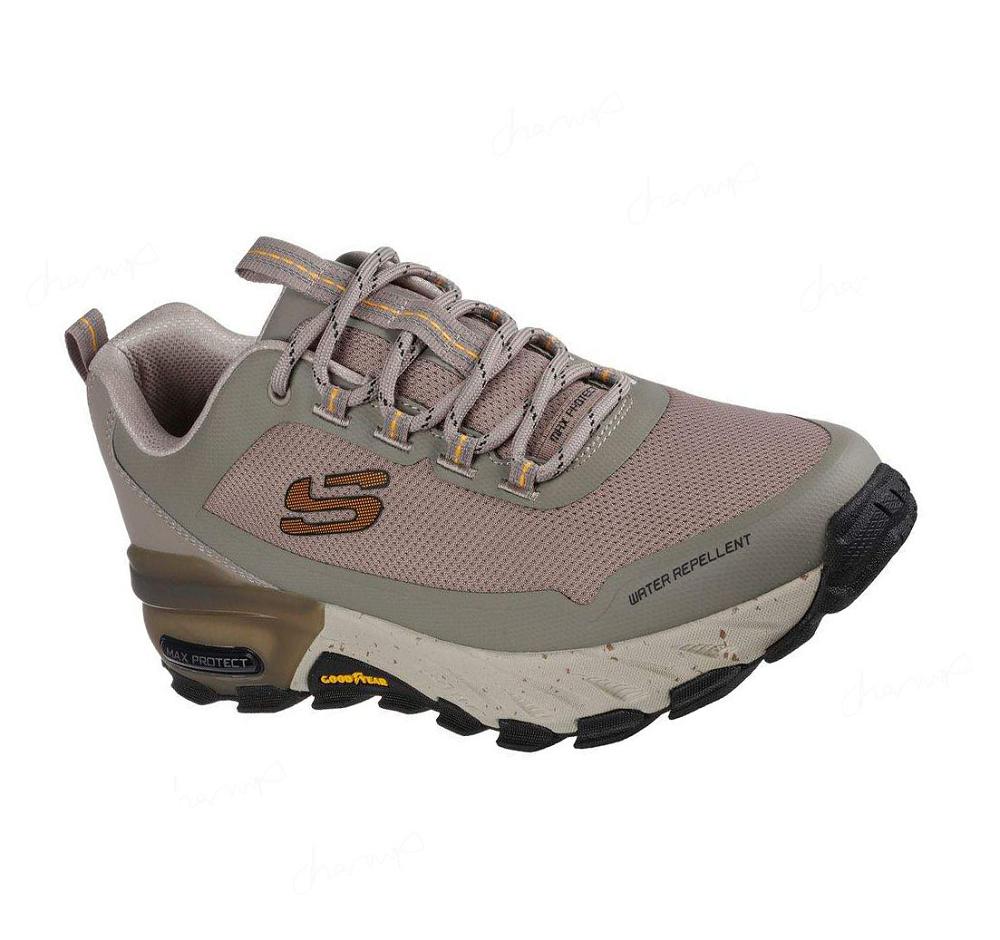 Zapatillas Skechers Max Protect - Liberated Hombre Gris Marrones | 5989X_AR