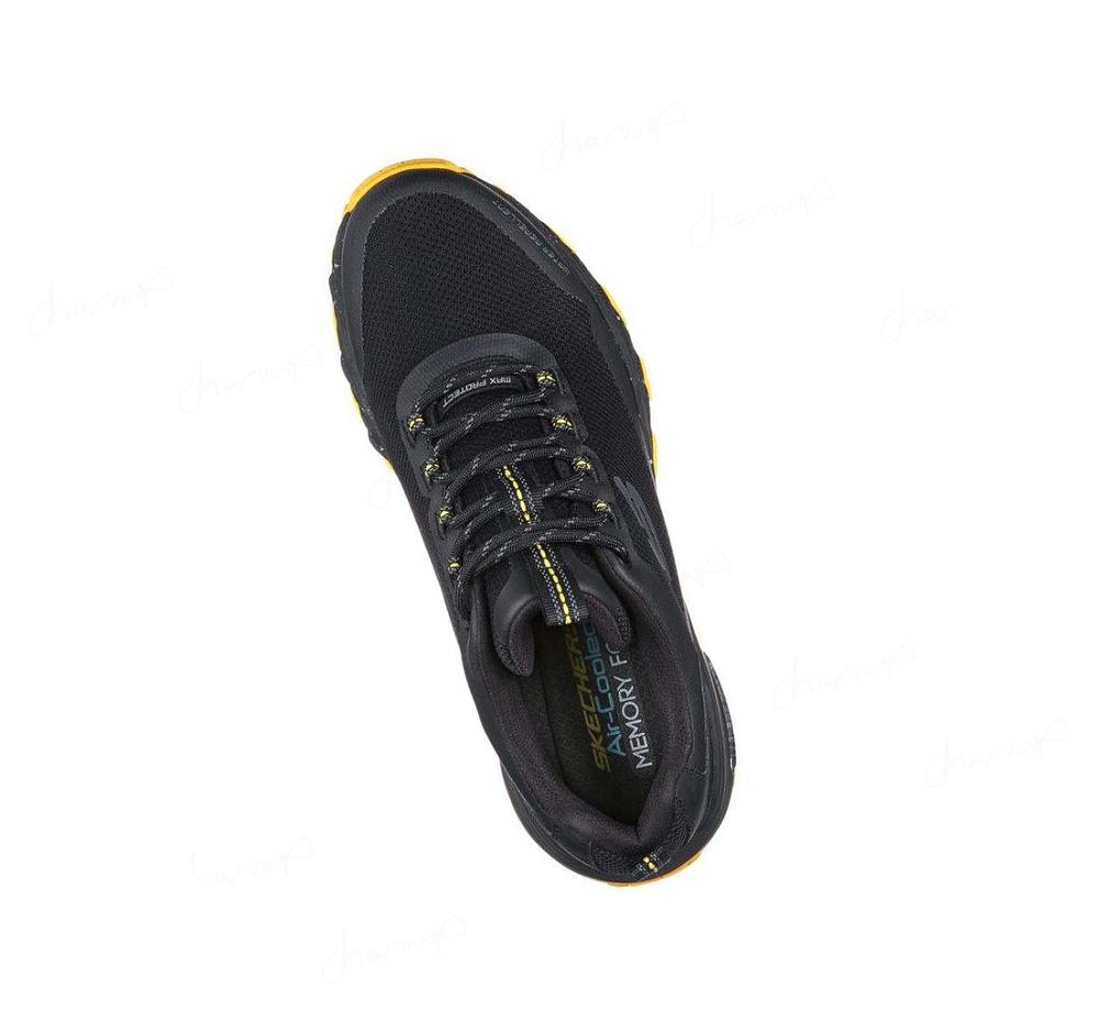 Zapatillas Skechers Max Protect - Liberated Hombre Negras Amarillo | 6012L_AR