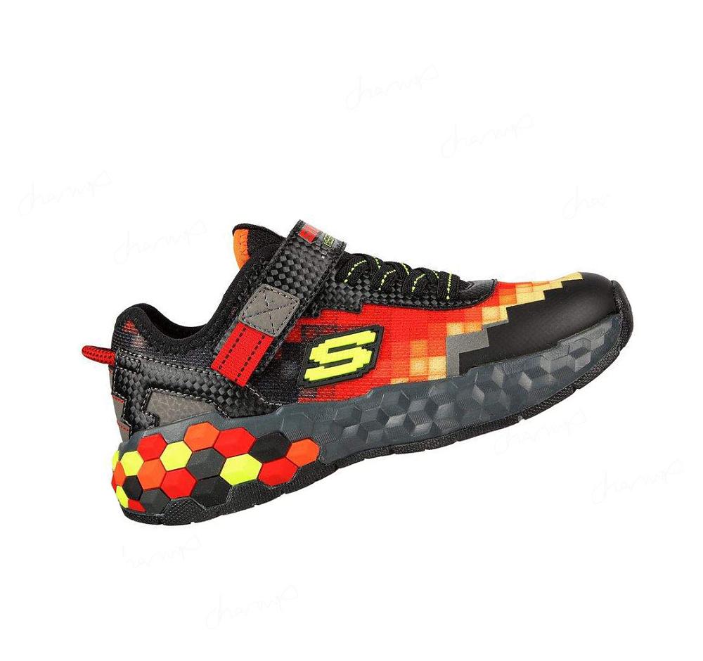 Zapatillas Skechers Mega-Craft 2.0 Niño Negras Rojas | 801TX_AR