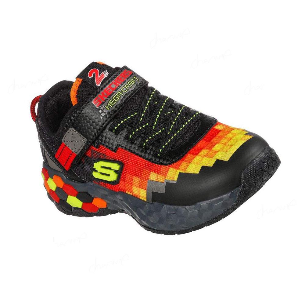 Zapatillas Skechers Mega-Craft 2.0 Niño Negras Rojas | 801TX_AR