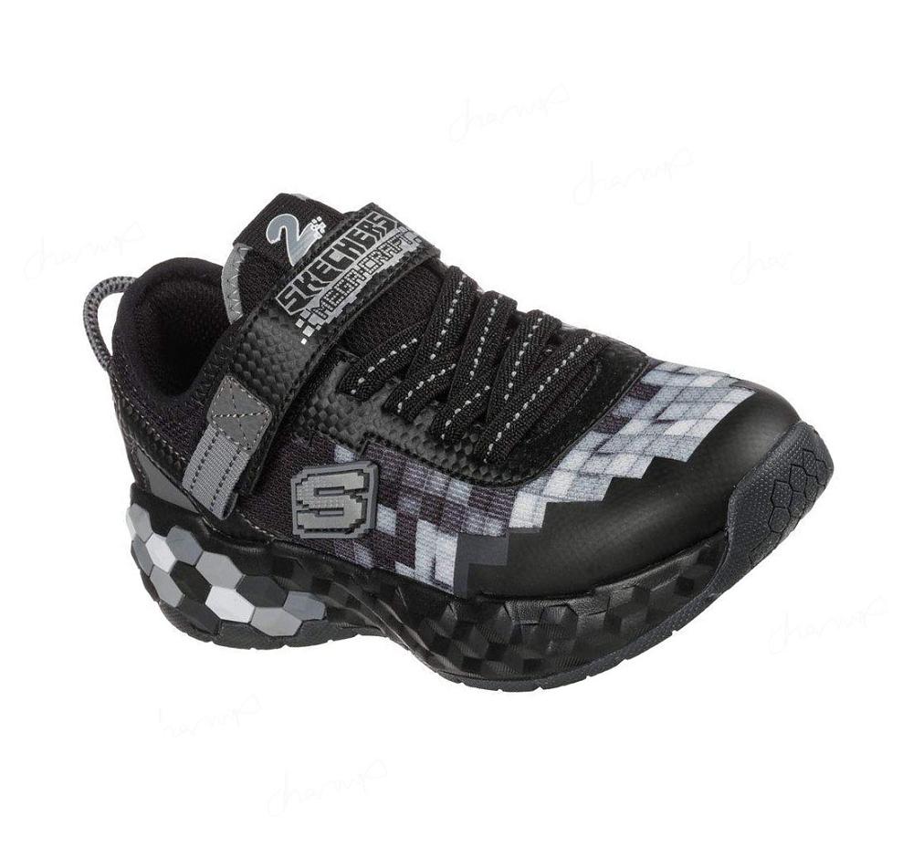 Zapatillas Skechers Mega-Craft 2.0 Niño Negras Gris | 80265_AR