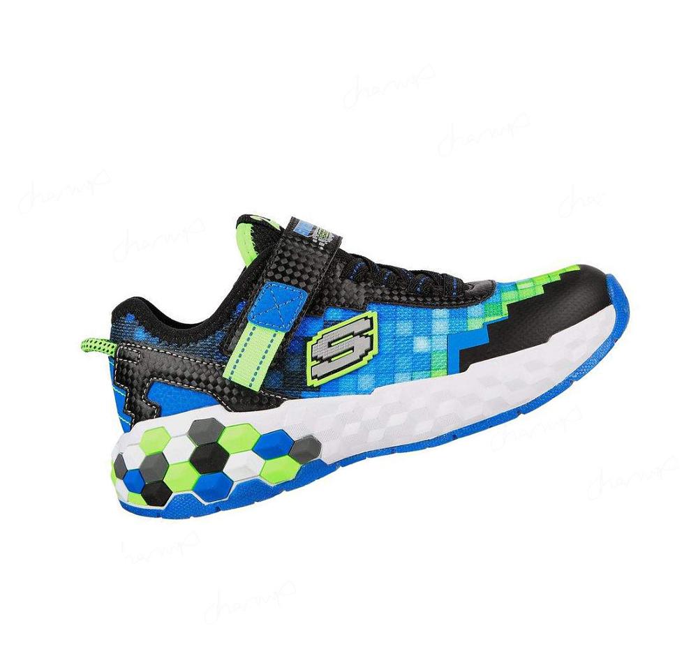 Zapatillas Skechers Mega-Craft 2.0 Niño Negras Verde | 8028R_AR