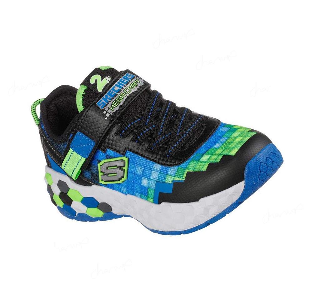 Zapatillas Skechers Mega-Craft 2.0 Niño Negras Verde | 8028R_AR