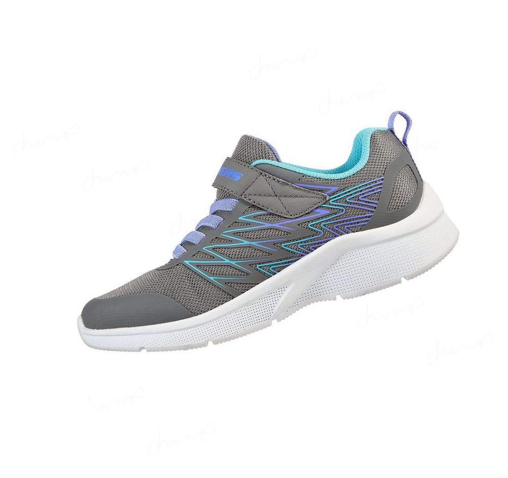 Zapatillas Skechers Microspec - Bold Delight Niña Gris | T8T05_AR