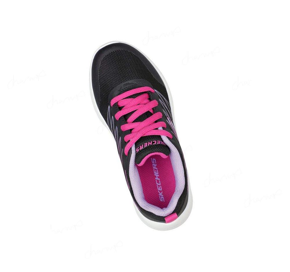 Zapatillas Skechers Microspec - Bright Runner Niña Negras | T820R_AR