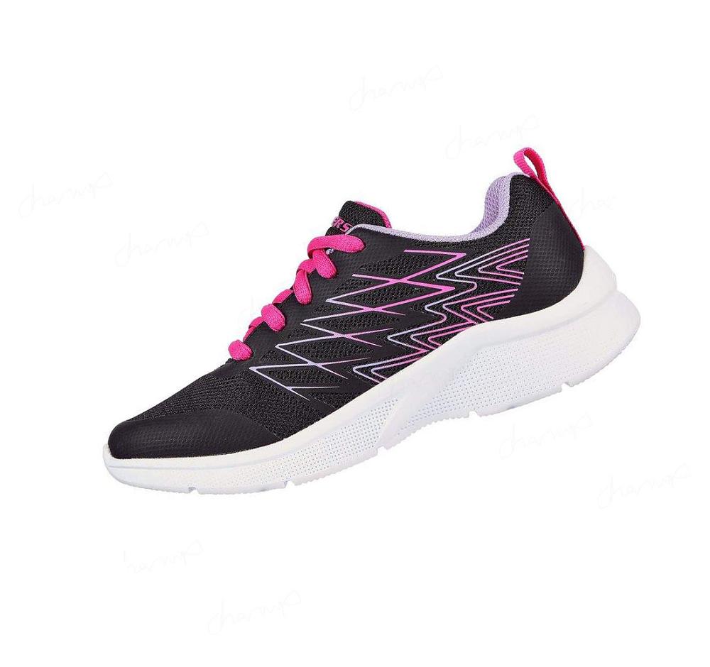 Zapatillas Skechers Microspec - Bright Runner Niña Negras | T820R_AR