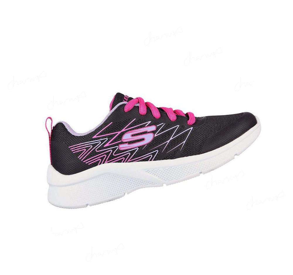 Zapatillas Skechers Microspec - Bright Runner Niña Negras | T820R_AR