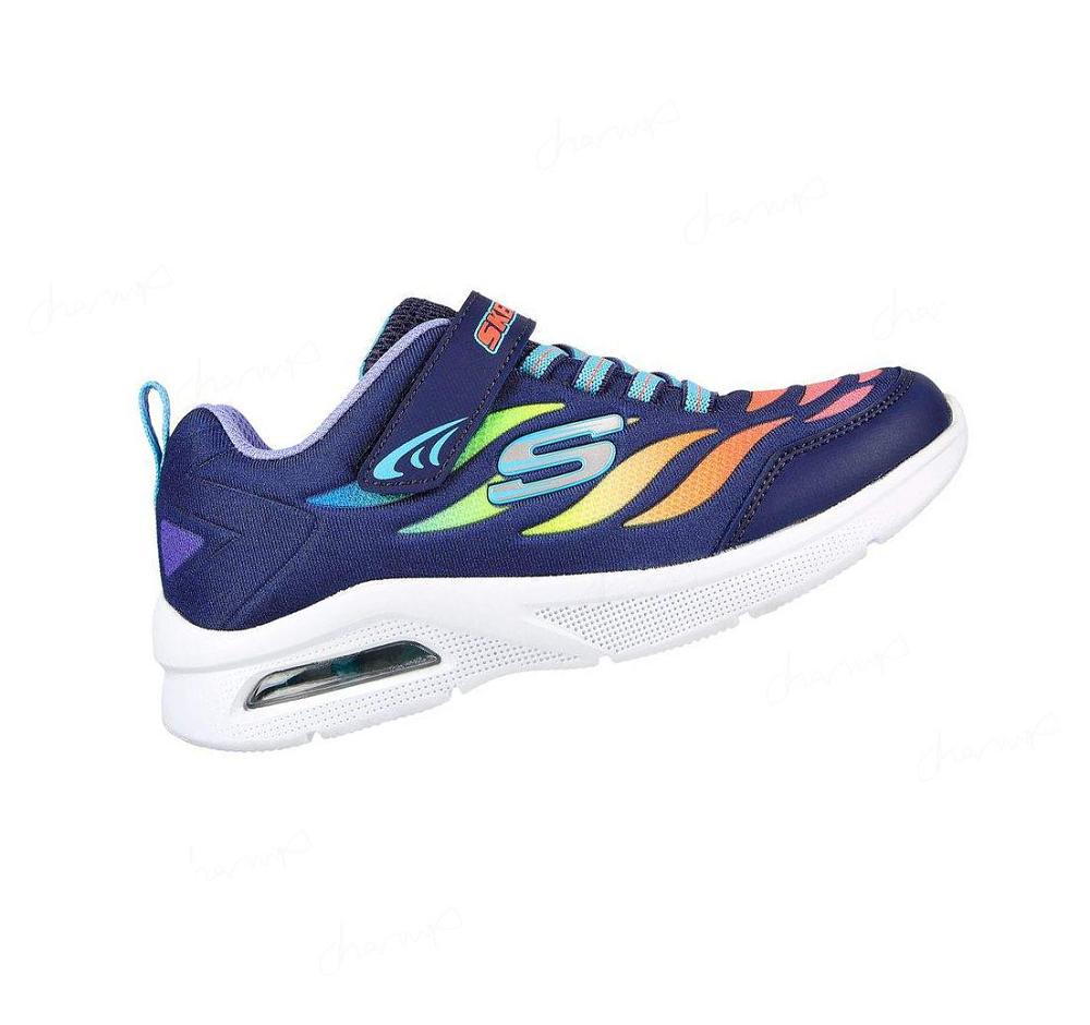 Zapatillas Skechers Microspec Max - Airy Color Niña Azul Marino Multicolor | T6A50_AR