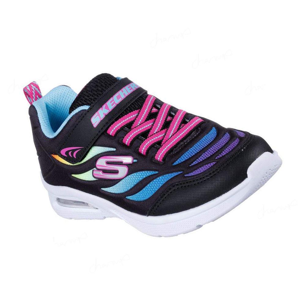 Zapatillas Skechers Microspec Max - Airy Color Niña Negras Multicolor | TT20A_AR