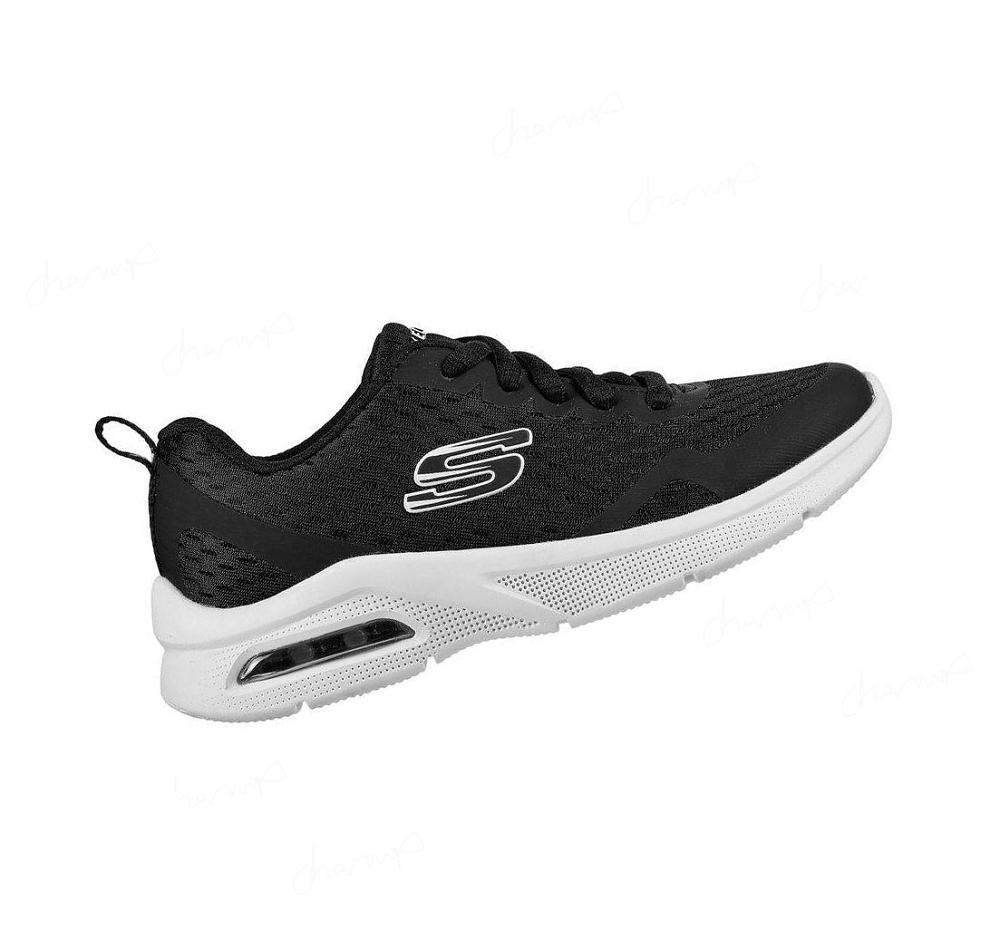 Zapatillas Skechers Microspec Max Niño Negras | A1T00_AR