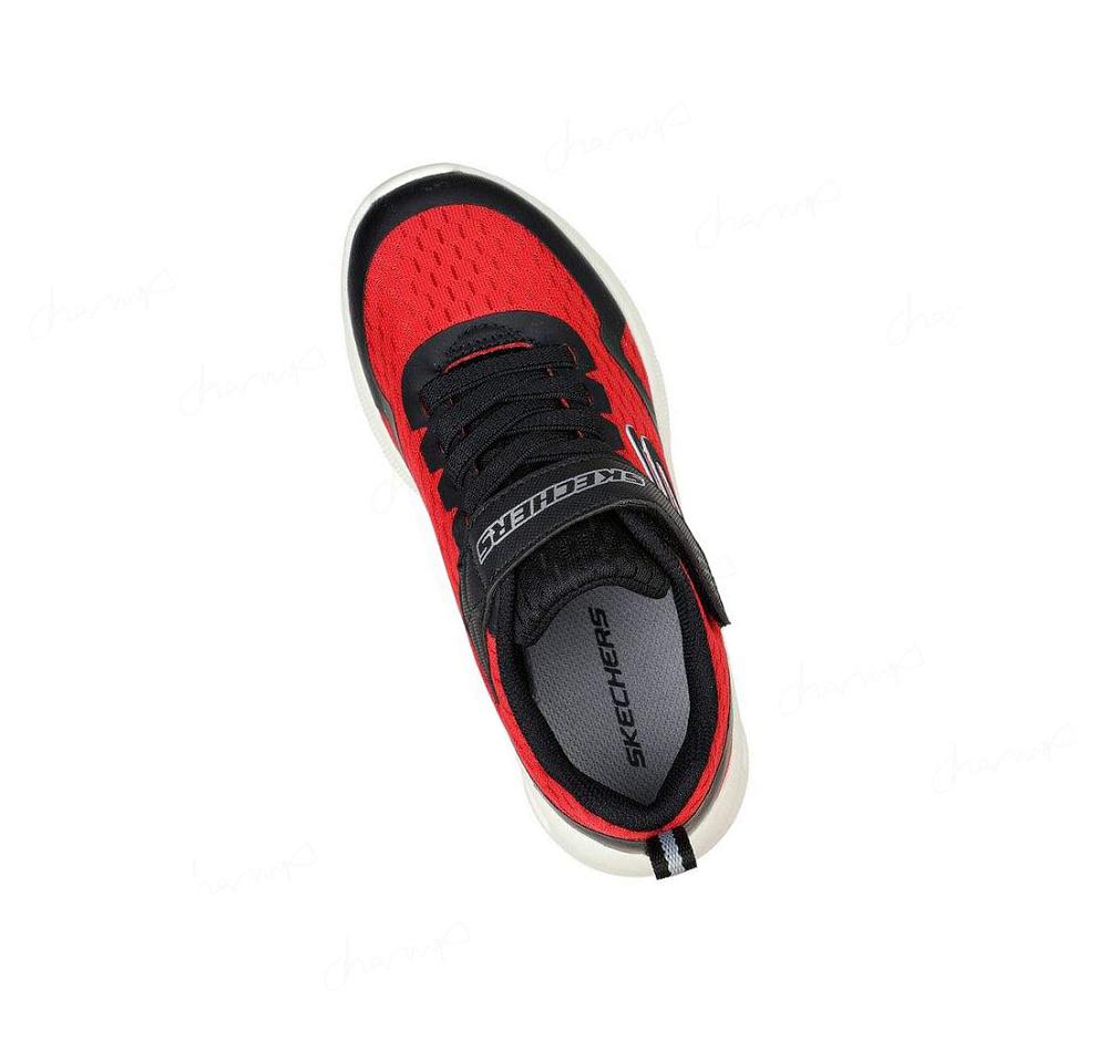 Zapatillas Skechers Microspec Max - Torvix Niño Rojas Negras | A220S_AR