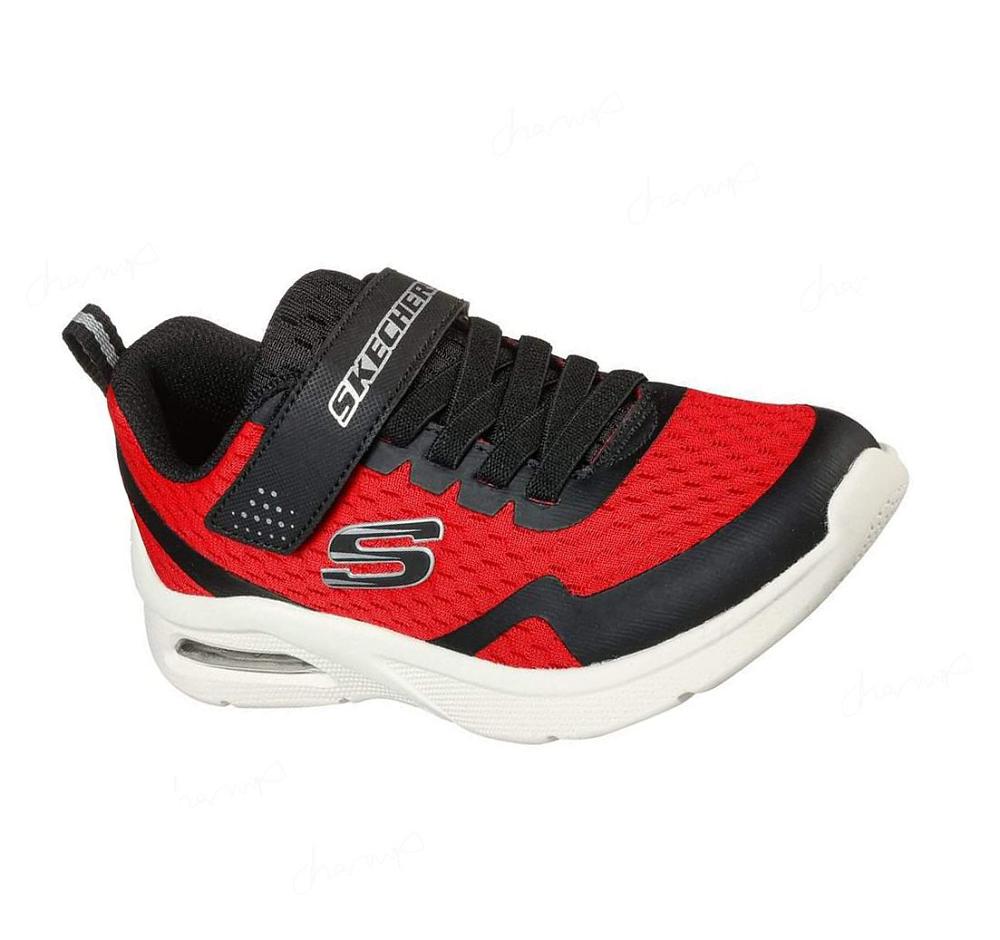 Zapatillas Skechers Microspec Max - Torvix Niño Rojas Negras | A220S_AR