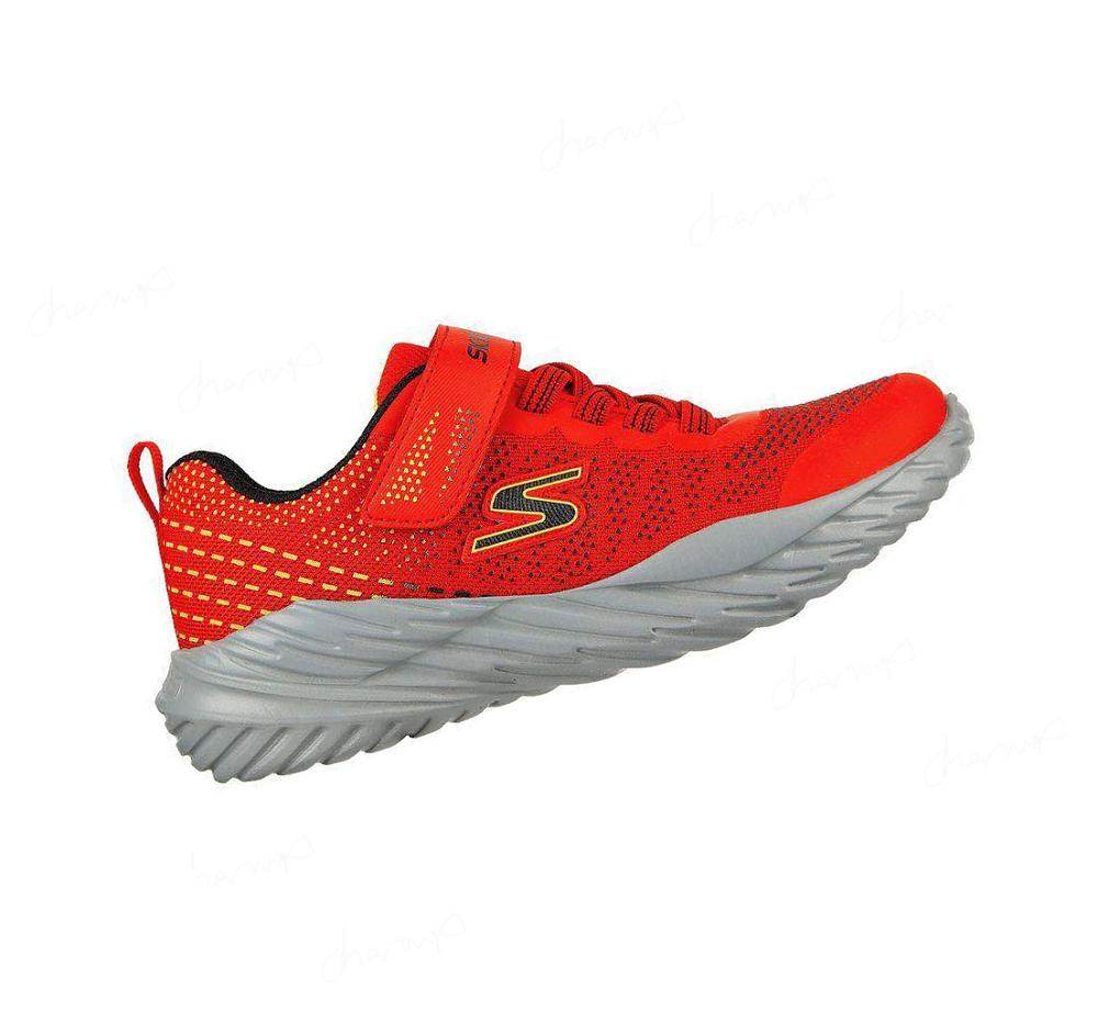 Zapatillas Skechers Nitro Sprint - Karvo Niño Rojas Negras | I6A5A_AR