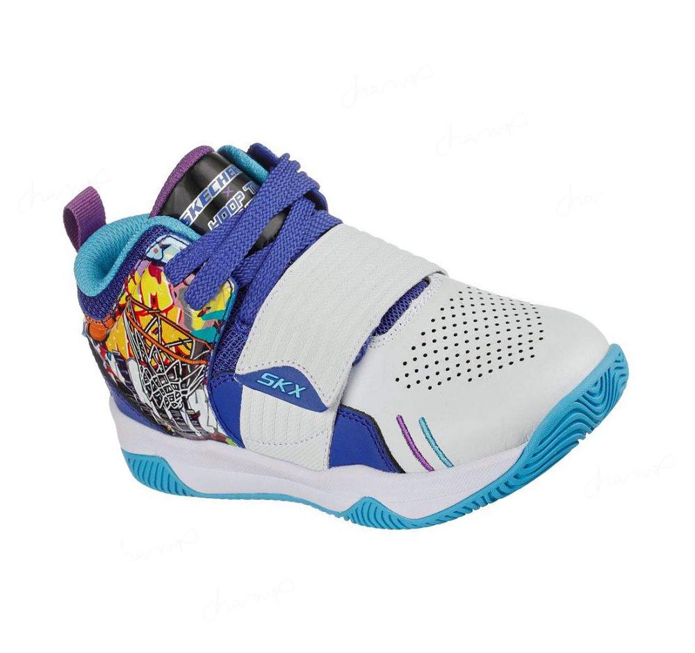 Zapatillas Skechers Powershot - Skech-Hops Niño Blancas Multicolor | T992S_AR