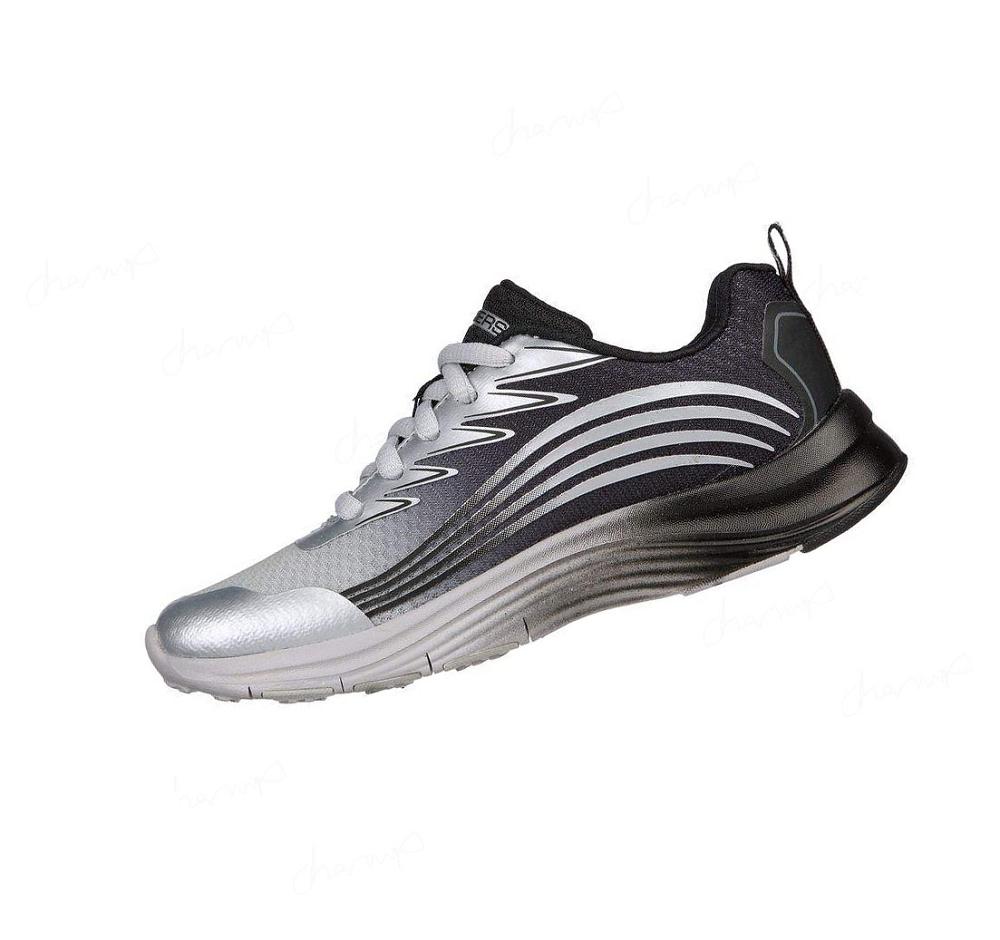 Zapatillas Skechers Razor Grip - Sonictron Niño Plateadas Negras | I8A5Q_AR