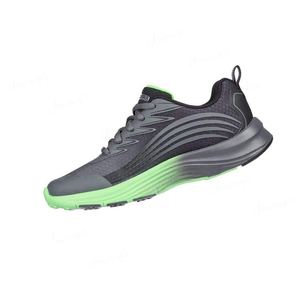 Zapatillas Skechers Razor Grip - Sonictron Niño Gris Verde | I920B_AR