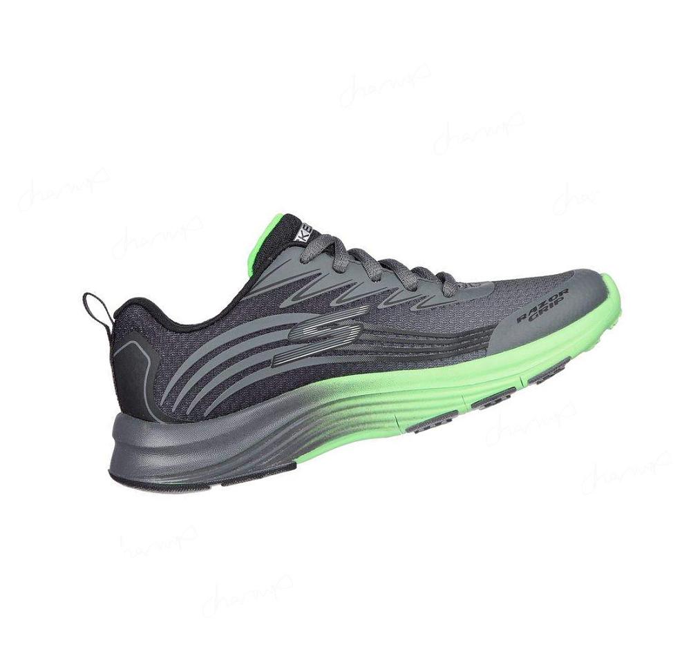 Zapatillas Skechers Razor Grip - Sonictron Niño Gris Verde | I920B_AR