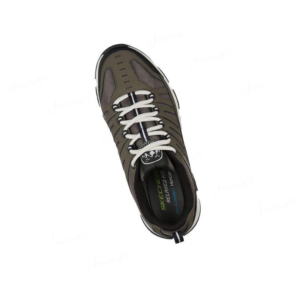 Zapatillas Skechers Relaxed Fit: Crossbar - Stilholt Hombre Marrones | 393T3_AR